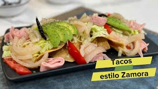 Tacos de aire estilo Zamora: receta con cueritos