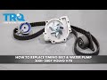 How to Replace Timing Belt  Water Pump 2001-2007 Volvo V70