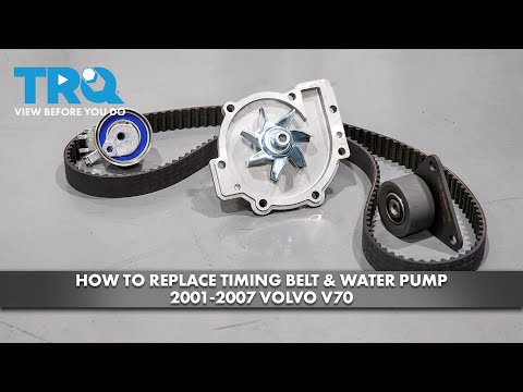 How to Replace Timing Belt & Water Pump 2001-2007 Volvo V70