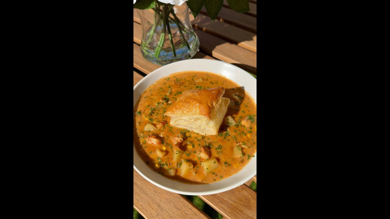 Seafood Pot Pie Soup