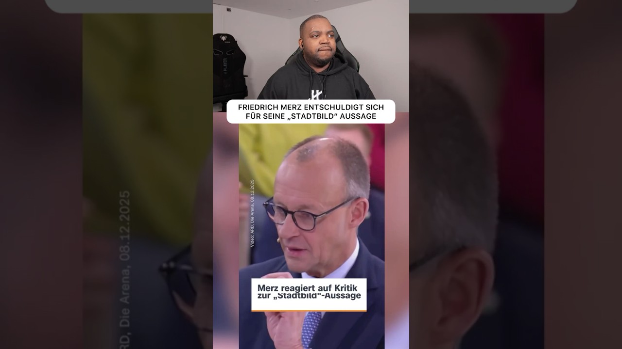 FRIEDRICH MERZ ENTSCHULDIGT SICH FÜR DIE STADTBILD AUSSAGE