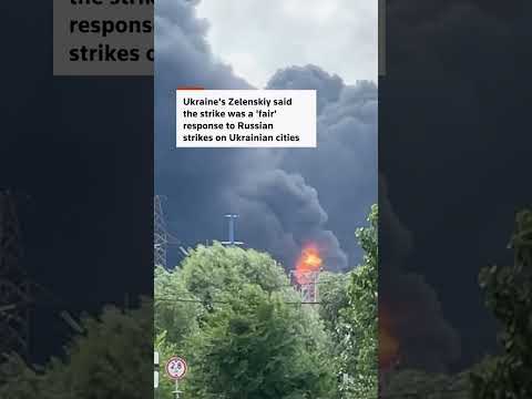 Moscow refinery on fire after Ukrainian drone attack