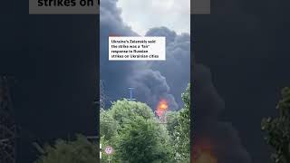 Moscow refinery on fire after Ukrainian drone attack