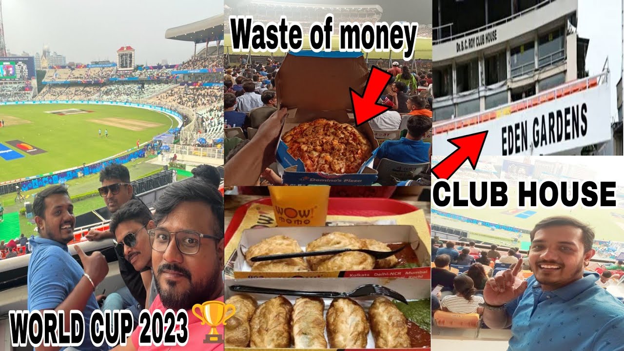 First Time Eden Gardens ka Club House/Vip Box Main Icc World Cup🏆 Ka Match Dekh ke Maza Aagaya 😍