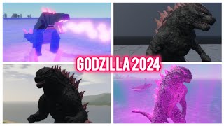 Godzilla 2024 in Roblox|kaiju game|
