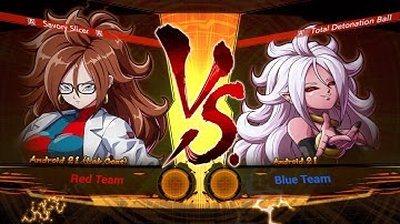 Android 21 (Lab Coat) VS Android 21 (Majin) | Dragon Ball FighterZ | XBOX Series X Gameplay
