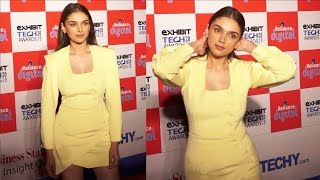 Aditi Rao Haydari At The Red Carpet Of Exhibit Tech Awards