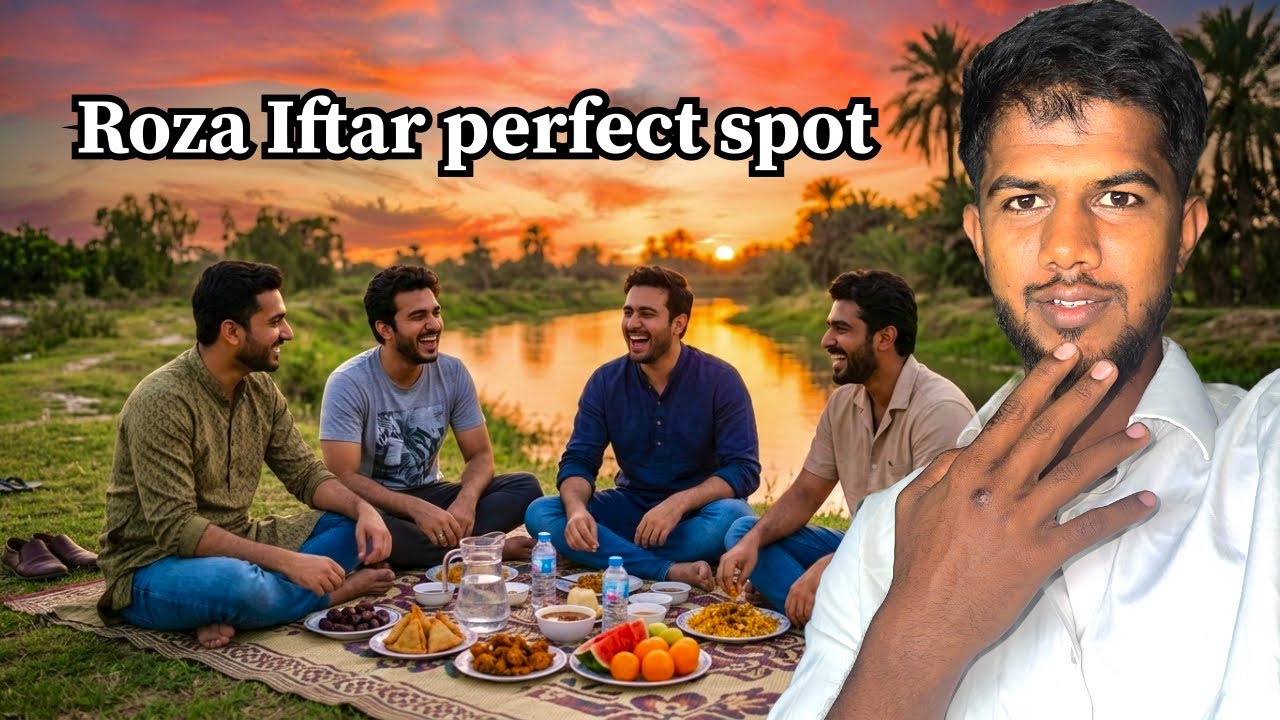 Aaj Humne Dhundh Liya Perfect Roza Iftar Spot 😍🌅 | Full Village Vibe @Anwarvlogs70