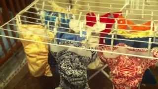 Cloth Diaper Changing Table and Extras