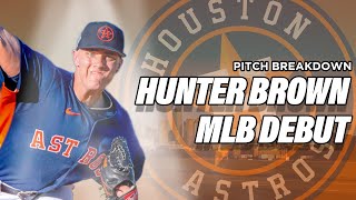 A 96 mph SLIDER?! - Hunter Brown's MLB Debut - PITCH BREAKDOWN