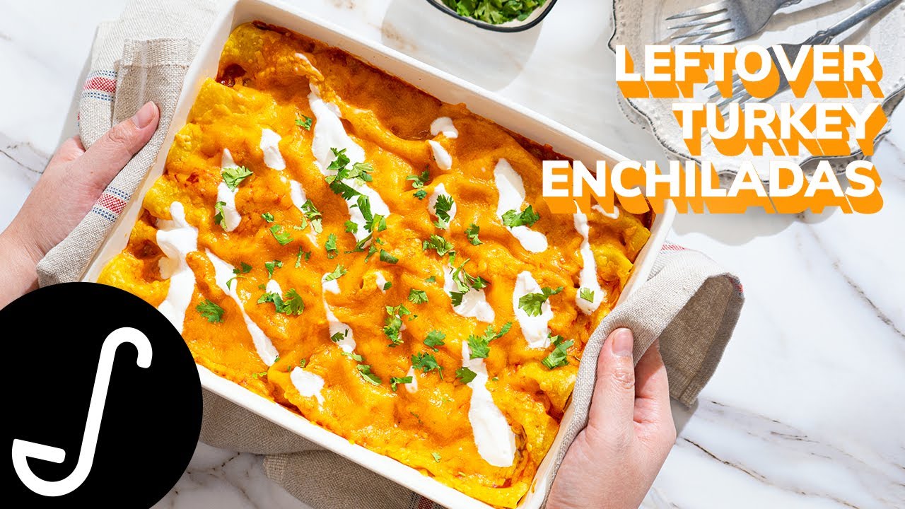 Leftover Turkey Enchiladas Recipe