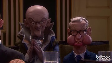 Moments before Dominic Cummings left Number 10 | Spitting Image on BritBox