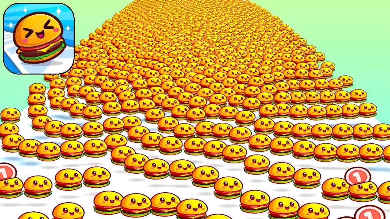 FOOD RUN - Funny SpeedRun Gameplay (Android,iOS) Walkthrough All Levels