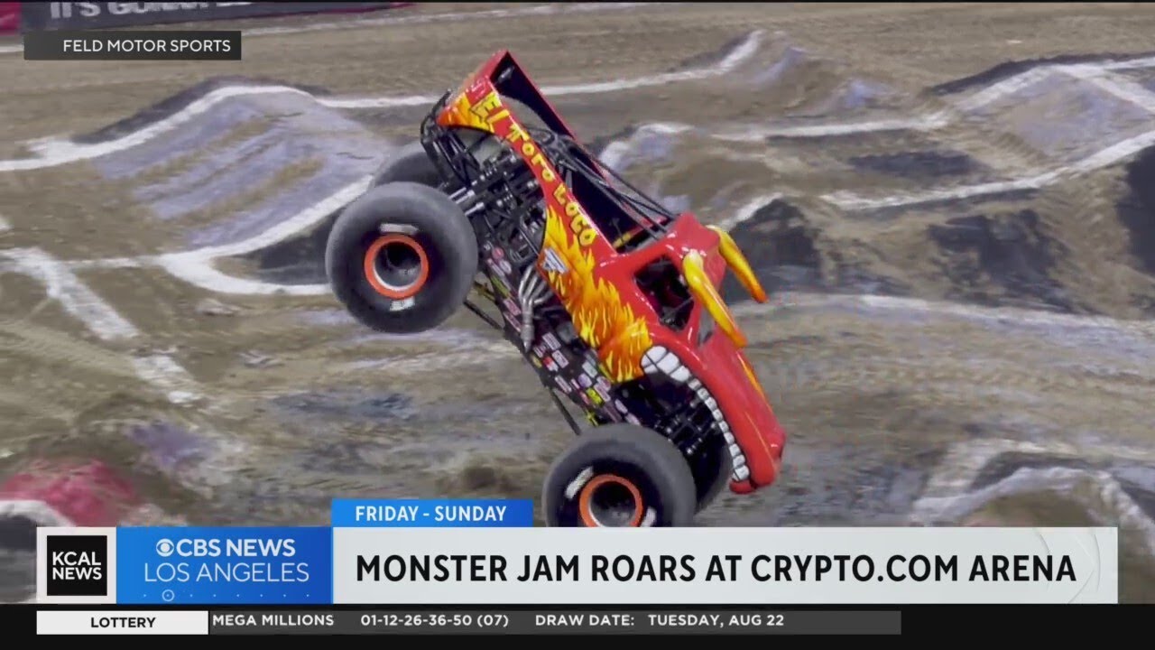 Monster Jam driver Ashley Sanford previews the Crypto.com Arena event