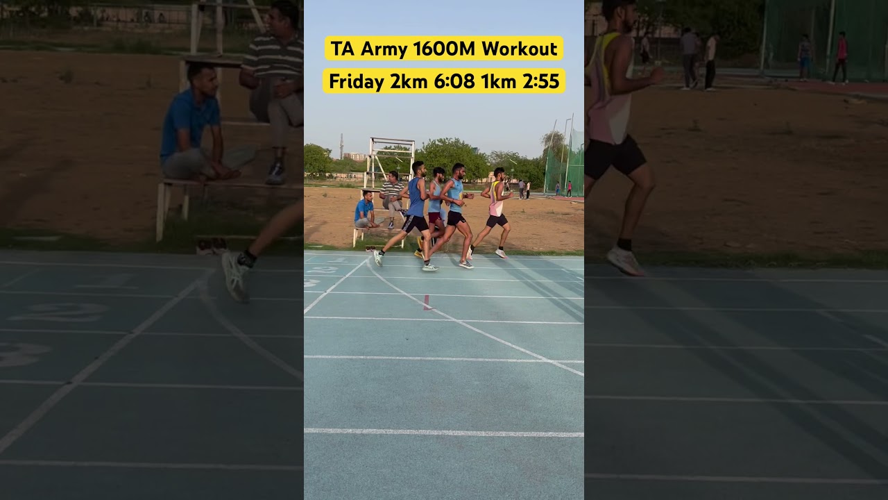 Friday TA Army 1600meter 3rd Week Workout Superstar 