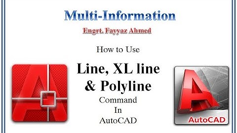 How to use Line, Construction Line and Polyline Command in AutoCAD 2013 2nd Lecture A-CAD Tutorial