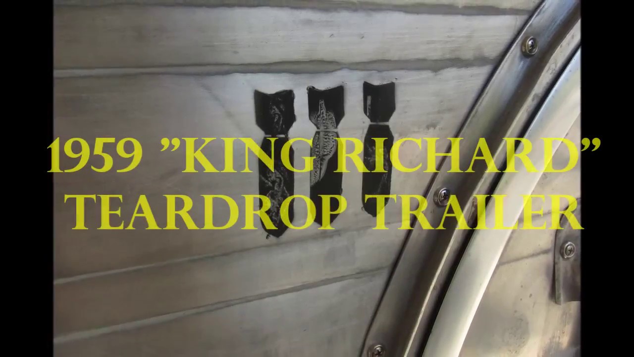 Restoration of a 1959 King Richard Teardrop Trailer