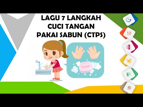 Lagu 7 Langkah CTPS (Cuci Tangan Pakai Sabun) | Kesmas Biosters - Video Penyuluhan Kesehatan