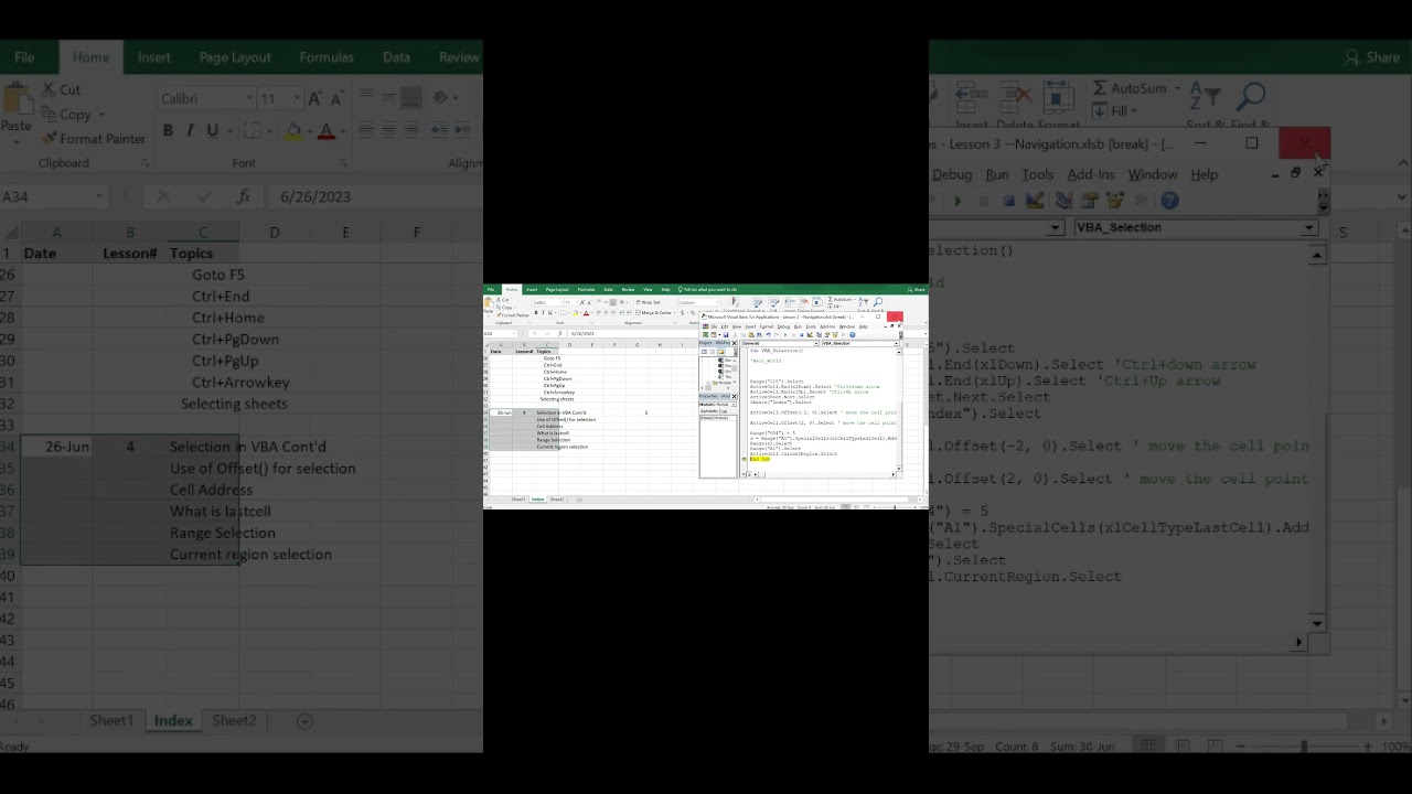 The CurrentRegion property in VBA - a powerful tool 