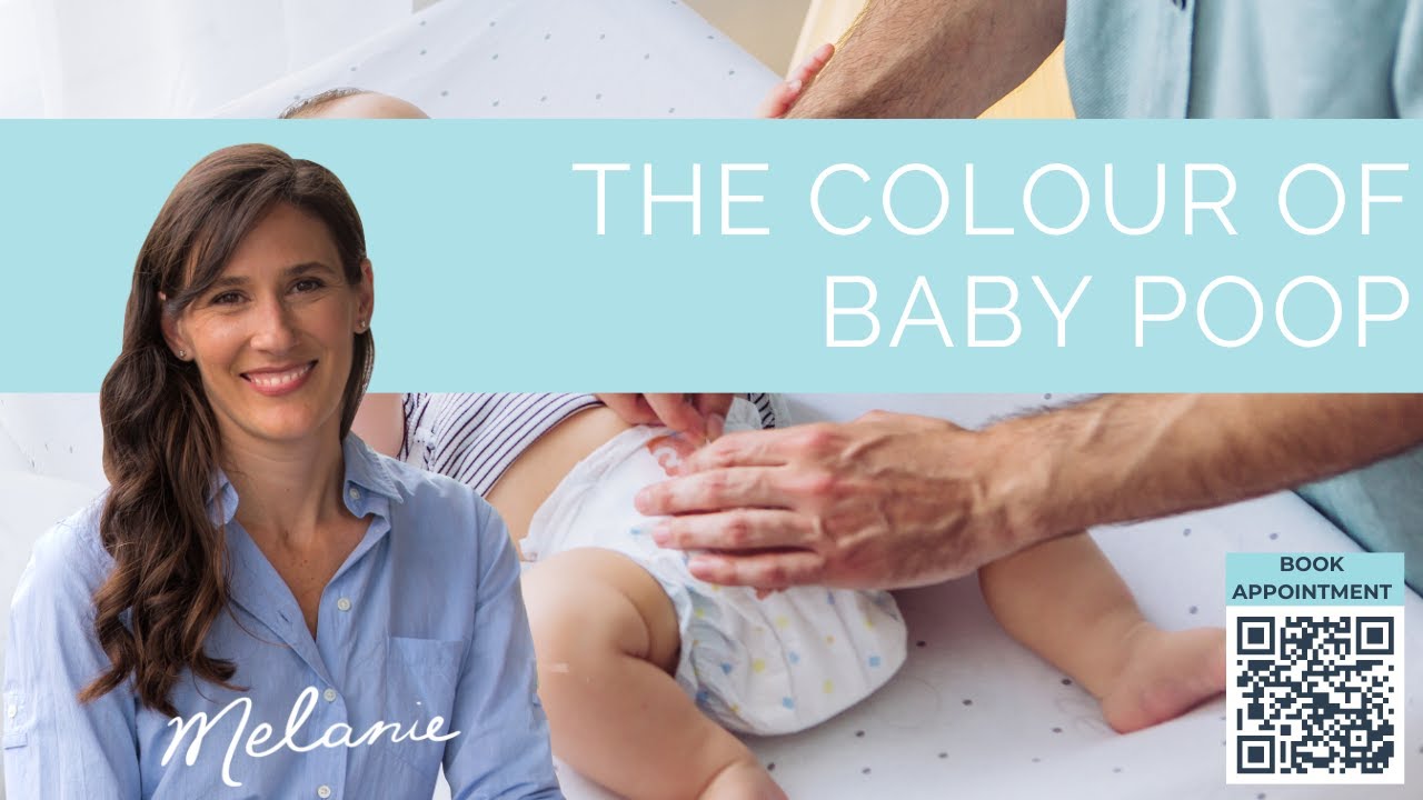 The colour of baby poop