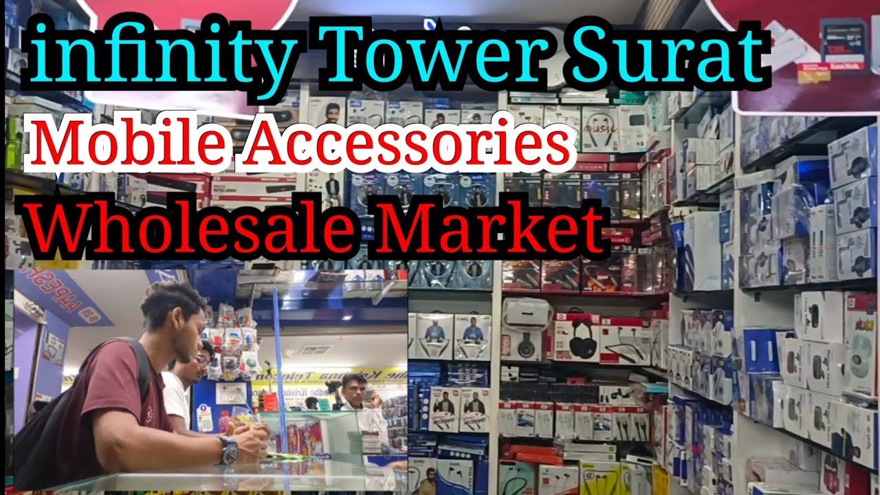 Infinity Tower Surat-Mobile Accessories Wholesale Market-SR Views