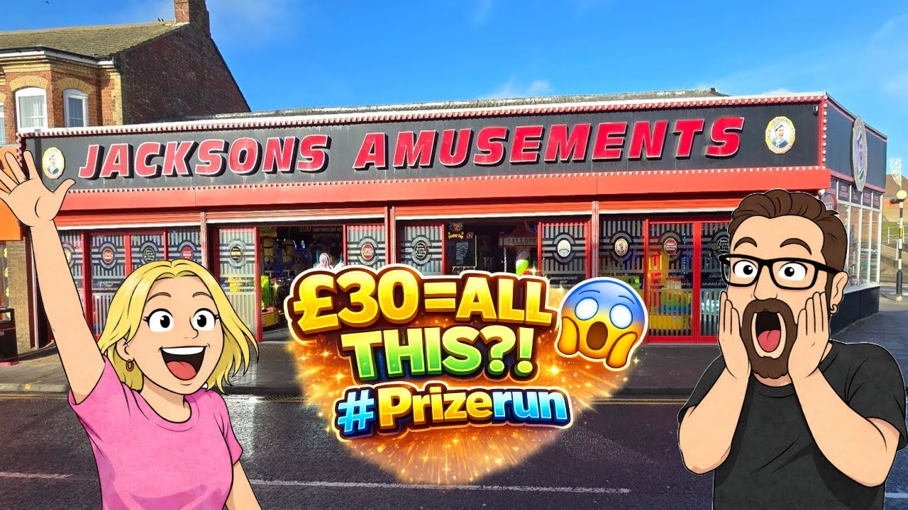 £30 Won Us So Many Prizes at Jacksons Mablethorpe! | #PrizeRun