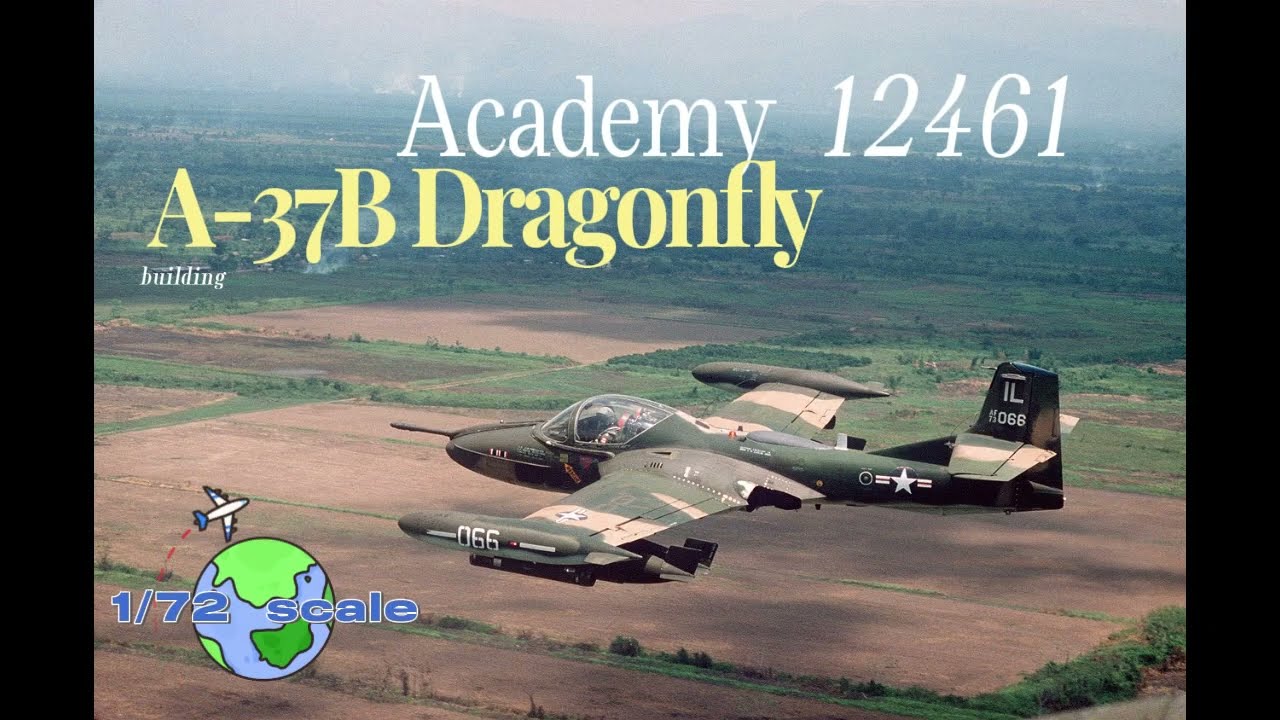 Academy 12461 A-37B Dragonfly 1/72 Scale Part_1
