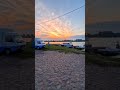 Ostatni prom z Mikoszewa. Koniec wrześniowego weekendu #prom #morze #zachódsłońca #sunset #Polska