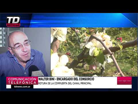 WALTER BINI   ROTURA DE LA COMPUERTA DEL CANAL PRINCIPAL 29 10 20