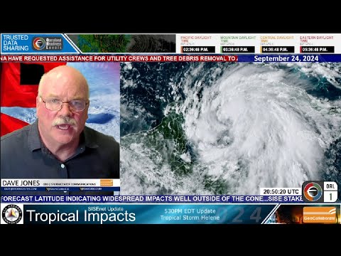 20240924 5PM ET Tropical Storm Helene Update - YouTube