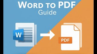 Word to PDF in Seconds – Windows Quick Guide ⚡