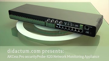 AKCP securityProbe-X20 Remote Security Monitoring Appliance from AKCess Pro