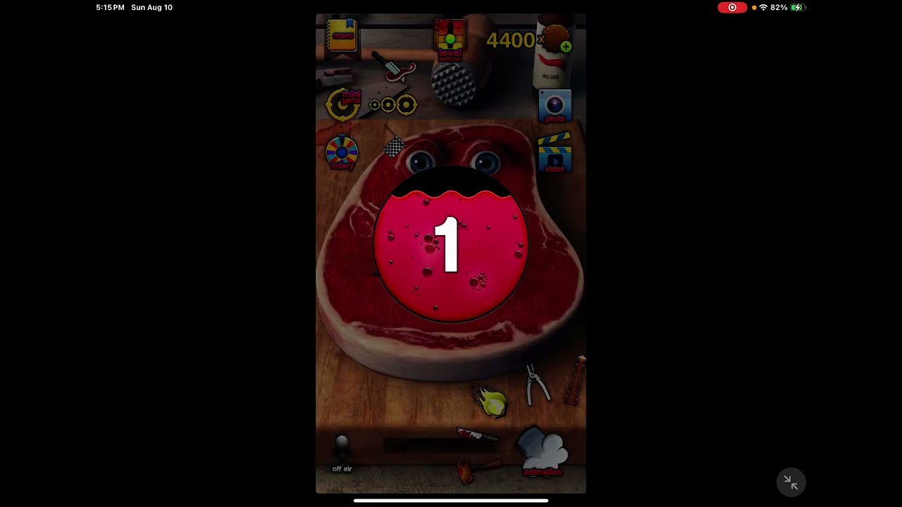 I beat the hell out of a steak 