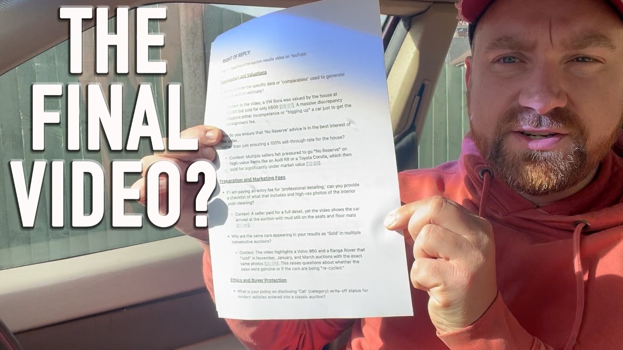 The Last Word on Hampson Auctions - Right to Reply (and how did we get here?)