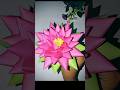 Easy and quick Lotus Flower making flower 🪷#lotus #papercraft #howtomake#viral  #foryou  2025