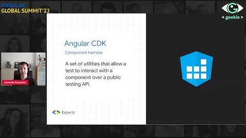 Testing components with Angular CDK (Angular Global Summit)