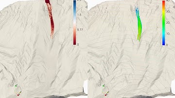 Avalanche Simulation with OpenFOAM - Valleé de la Sionne 2015