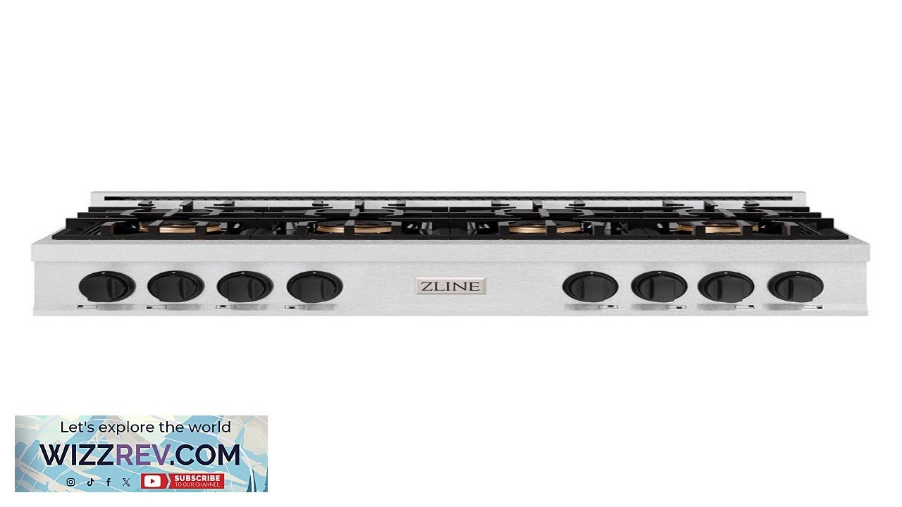 ZLINE Autograph Edition 48 in. Classic Gas Rangetop with 8 Burner DuoPro