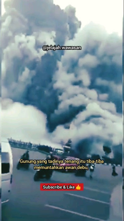 TANGKUBAN PERAHU terlihat tenang namun bisa berbahaya! #erupsi #peristiwa #tangkubanperahu