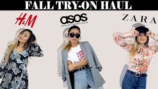 FALL/AUTUMN TRY-ON HAUL FT. ZARA, ASOS & H&M| SEPTEMBER 2017
