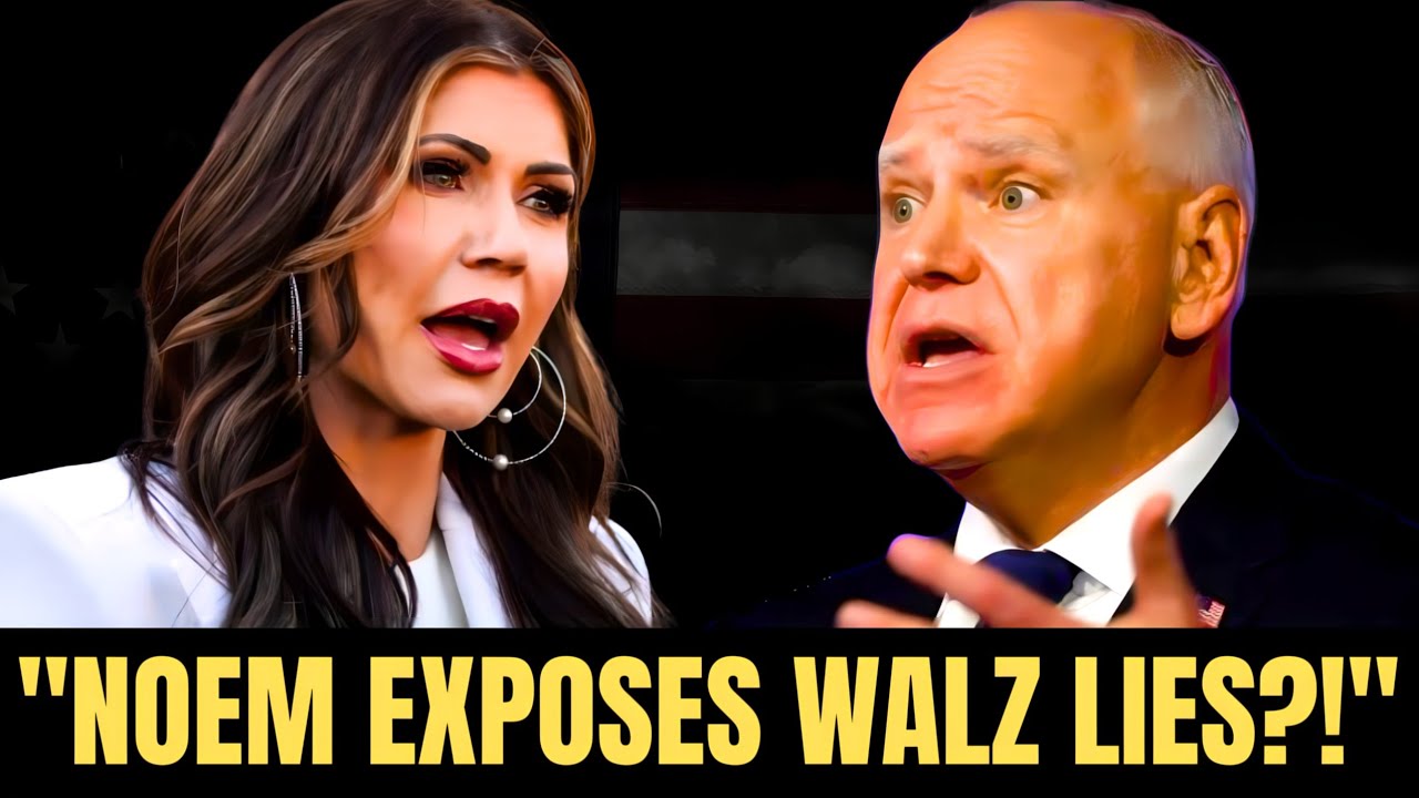 Kristi Noem Exposes Tim Walz’s Alleged Lies In Explosive Briefing