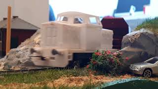 3D Printed Ho Scale Locomotive Čsd T334 And Mehano Jž 661 Driving On My Layout