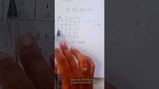 The Half Subtractor, combinational circuits