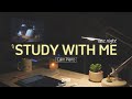 2hour study with me late night  calm piano rain sounds  pomodoro 5010