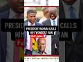 🫡 President John Mahama, Sammy Gyamfi and Ghana Gold Board #shorts