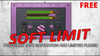 Apogee Soft Limit freeware tape saturation and limiter plugin screenshot 5