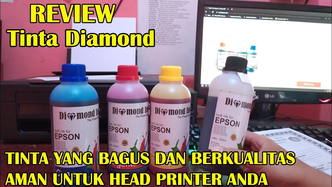  TINTA  DIAMOND MURAH DAN BERKUALITAS UNTUK  PRINTER  ANDA 