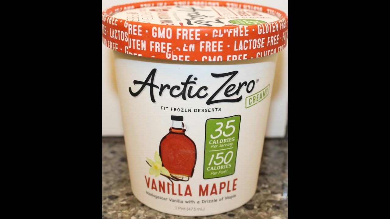 Arctic Zero Fit Frozen Dessert Vanilla Maple Review YouTube