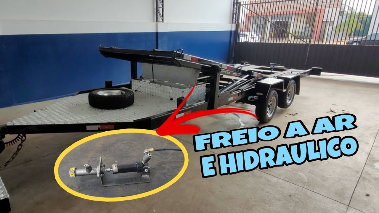 adaptação Freio para a carretinha prancha de carro