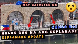 May Baluster na Kaagad! Construction ng River Esplanade sa Intramuros Halos Buo na!